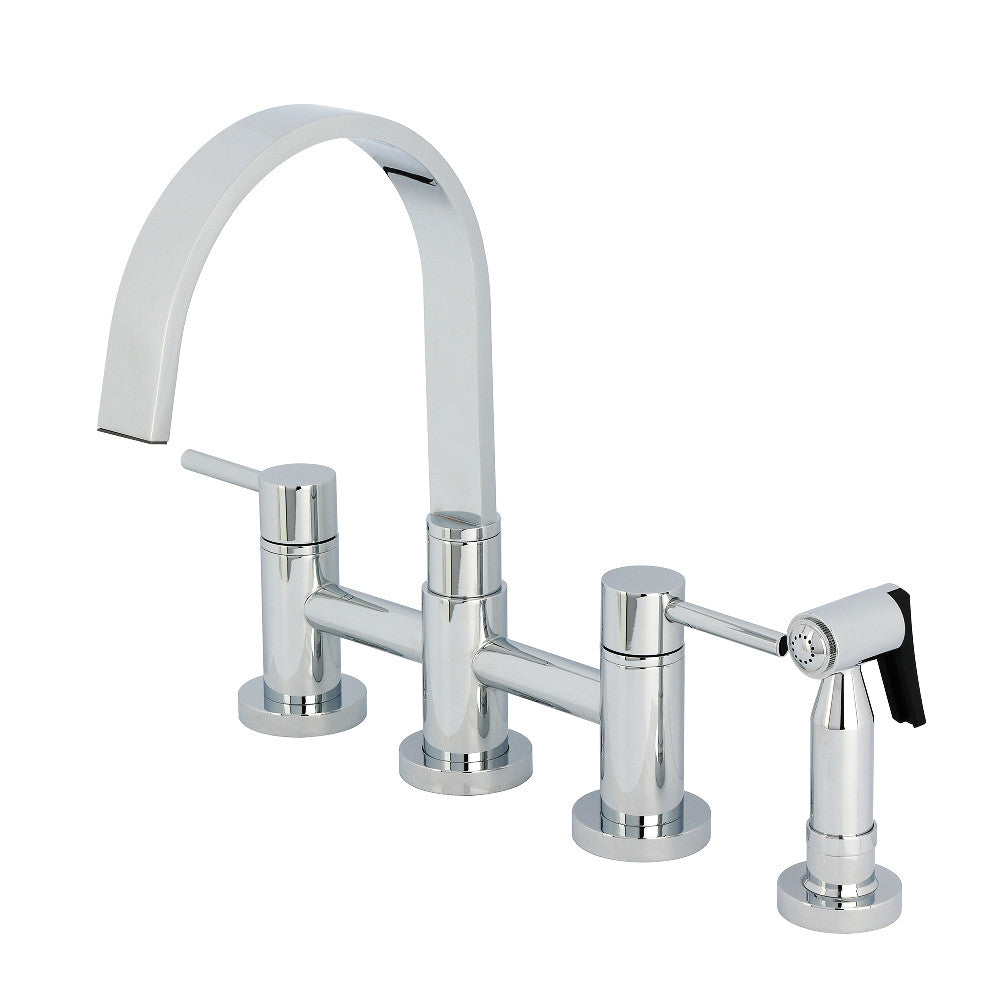 Concord Bridge Kitchen Faucet in Polished Chrome