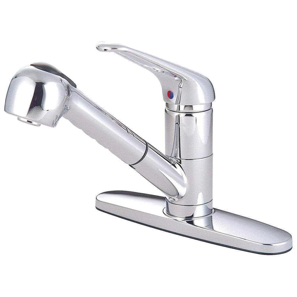 Wyndham Pull-Out Kitchen Faucet in Polished Chrome