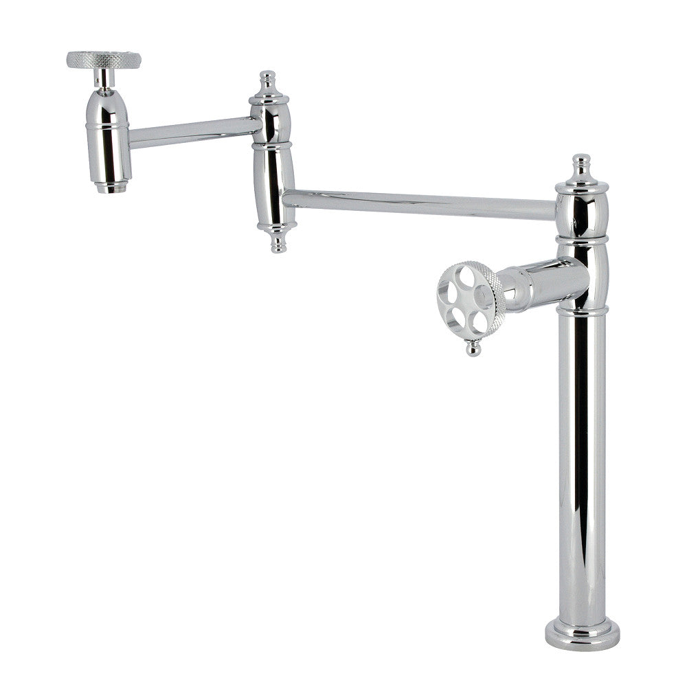 Webb Pot Filler Faucet in Polished Chrome