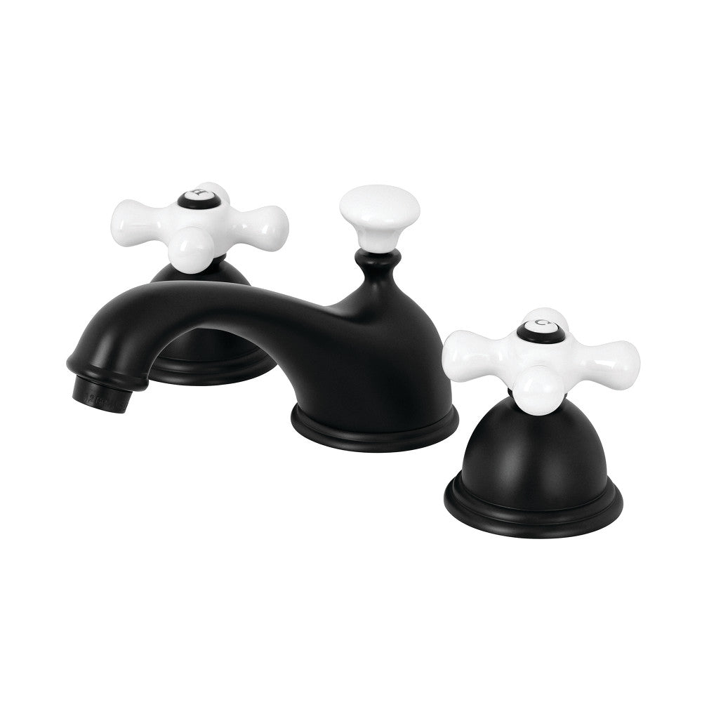 Restoration Widespread Bathroom Faucet in Matte Black