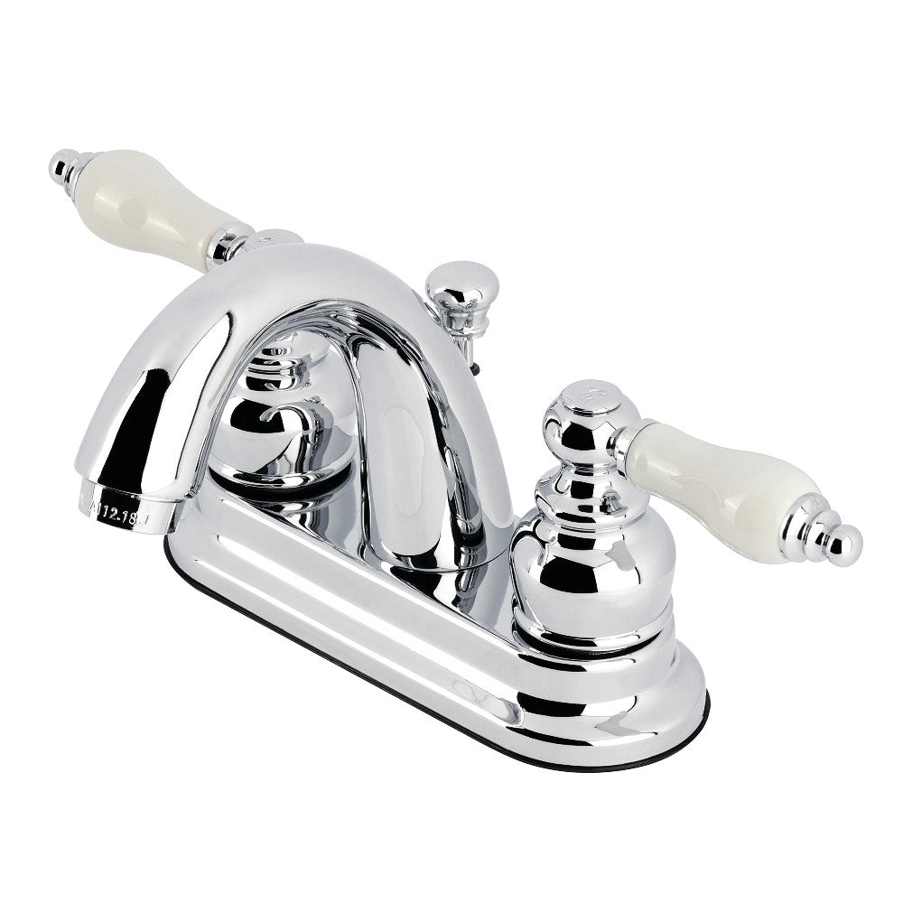 Restoration 4 Inch Centerset Bathroom Faucet in Polished Chrome