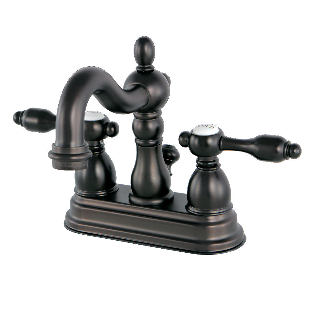 Tudor 4 Inch Centerset Bathroom Faucet in Oil Rubbed Bronze