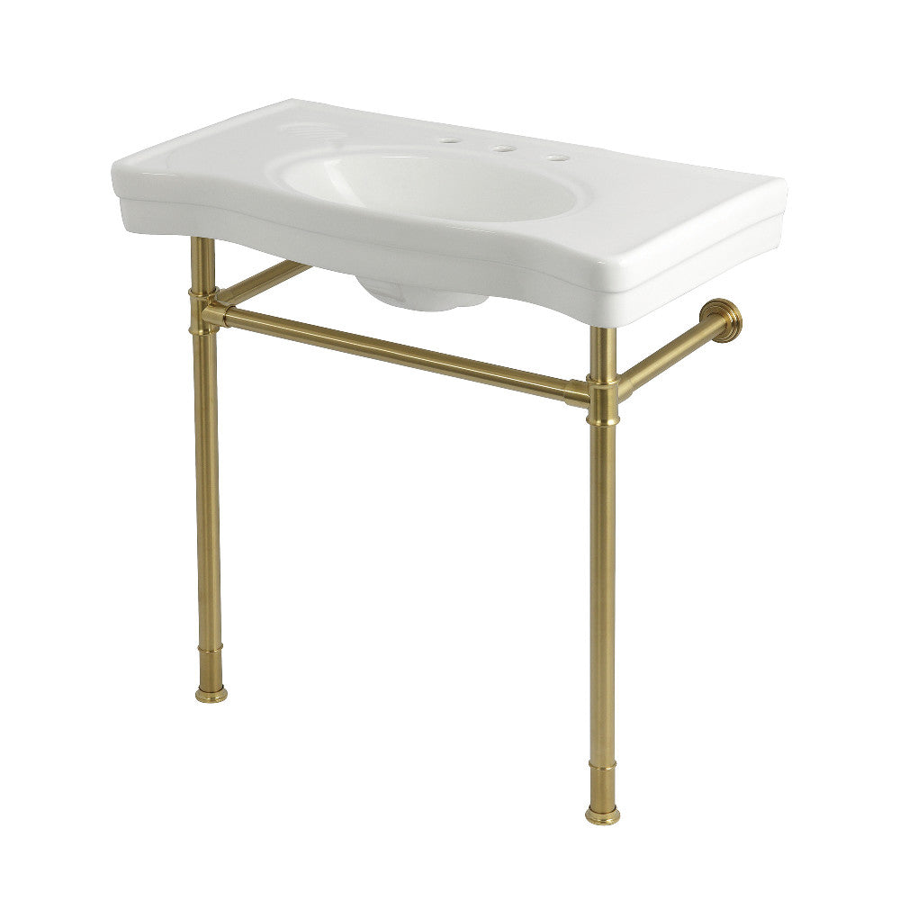 Imperial 35.81 Inch Console Sink in White