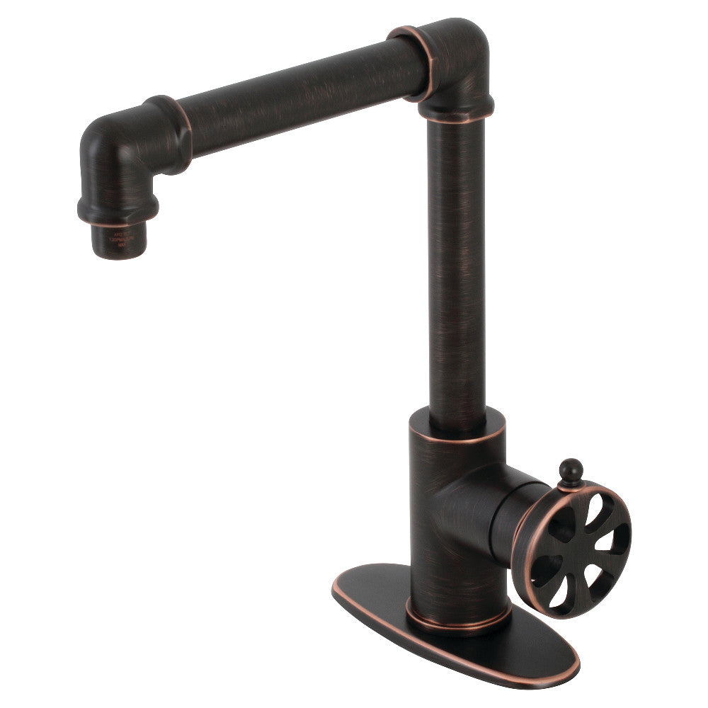 Belknap Single-Hole Bathroom Faucet in Naples Bronze