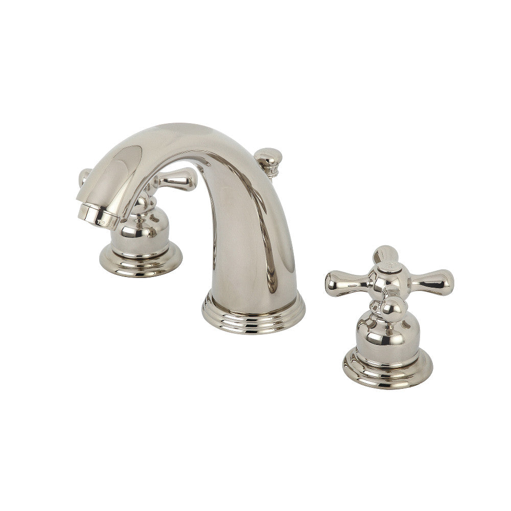 Victorian Widespread Bathroom Faucet in Polished Nickel