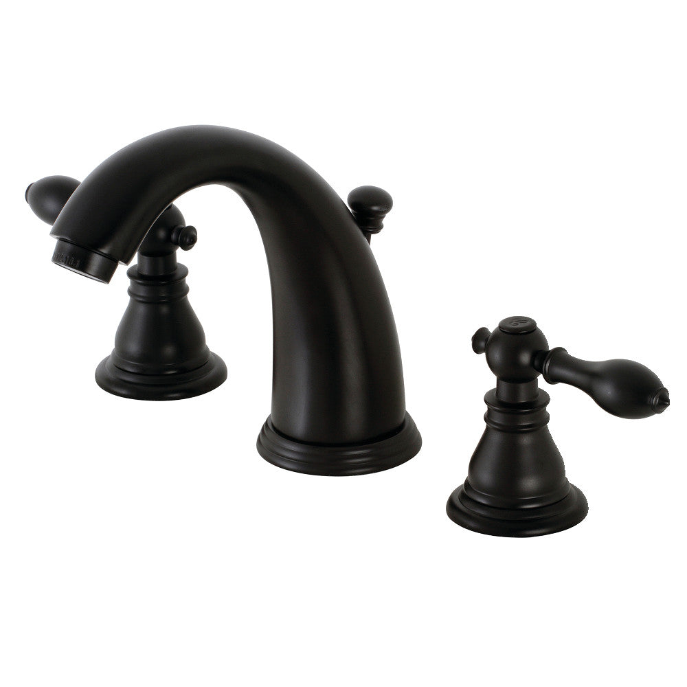 American Classic Widespread Bathroom Faucet in Matte Black
