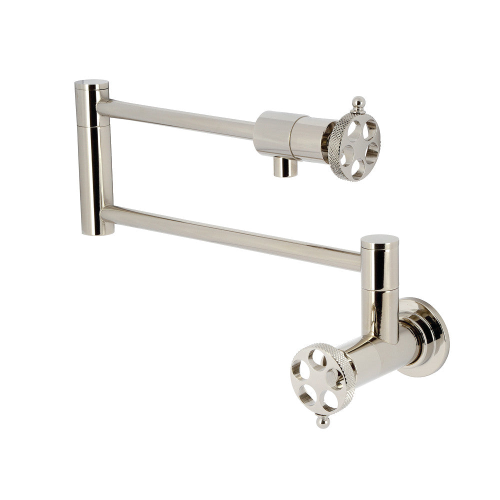 Webb Pot Filler Faucet in Polished Nickel