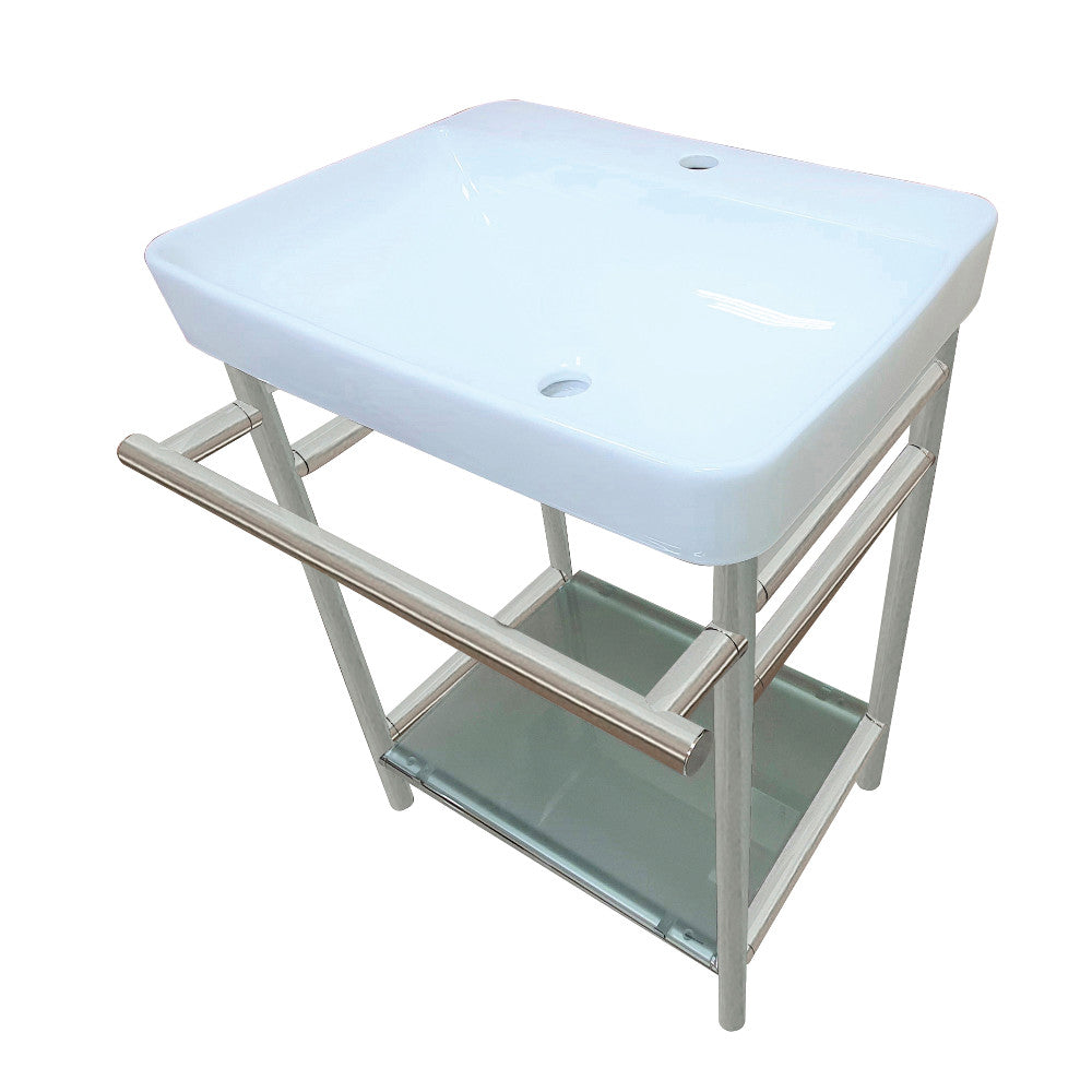 Sheridan 24 Inch Console Sink in White