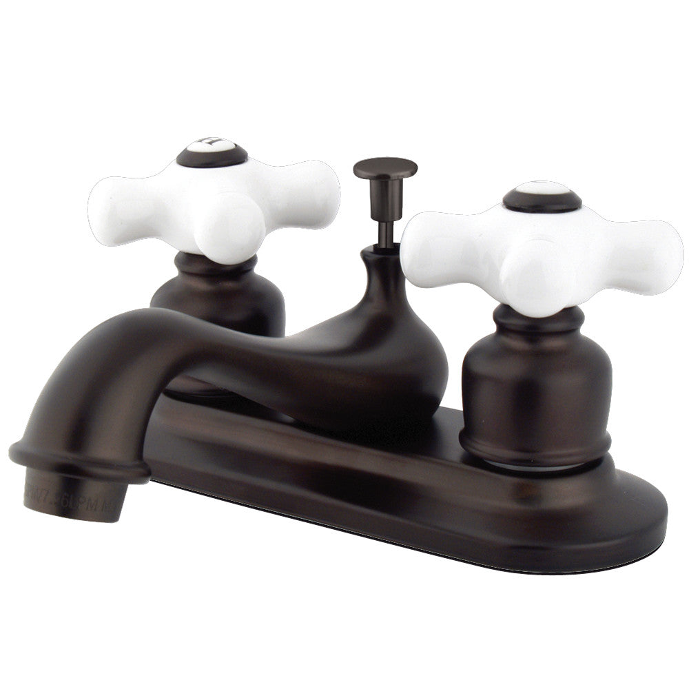 Restoration 4 Inch Centerset Bathroom Faucet in Oil Rubbed Bronze