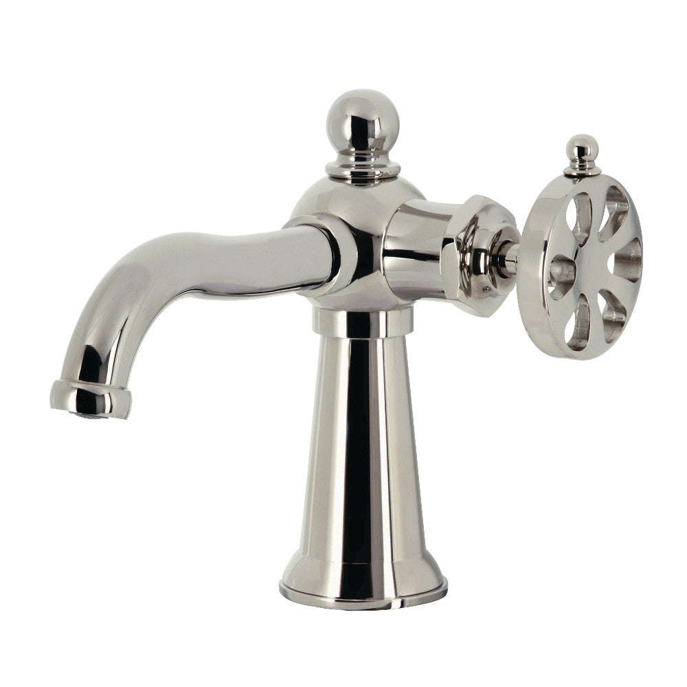 Belknap Single-Hole Bathroom Faucet in Polished Nickel