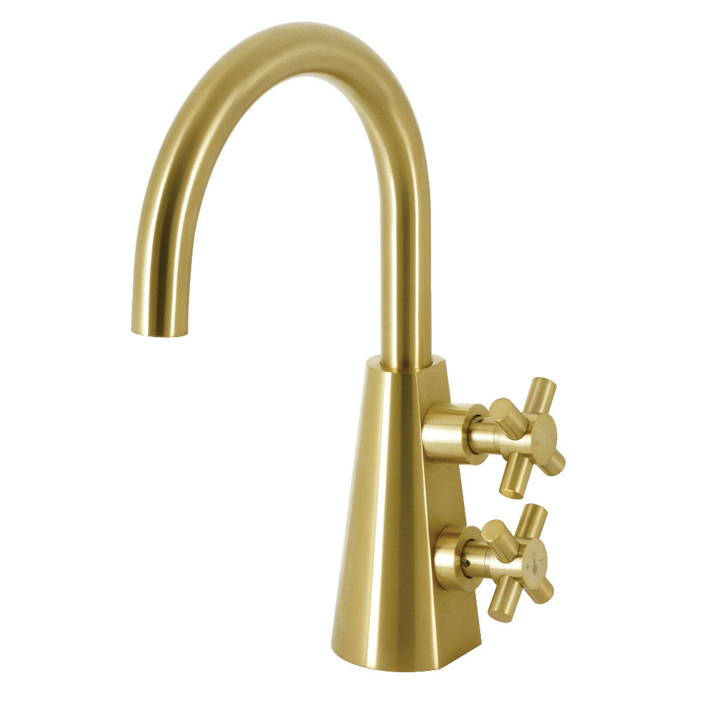 Constantine Single-Hole Bathroom Faucet in Brushed Brass