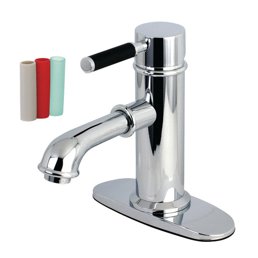 Kaiser Single-Hole Bathroom Faucet in Polished Chrome