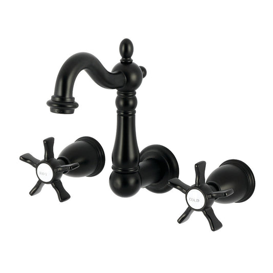 Hamilton Wall-Mount Bathroom Faucet in Matte Black