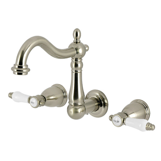 Bel-Air Wall-Mount Bathroom Faucet in Brushed Nickel