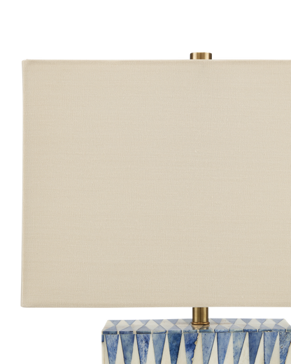 Nadene Blue & White Table Lamp