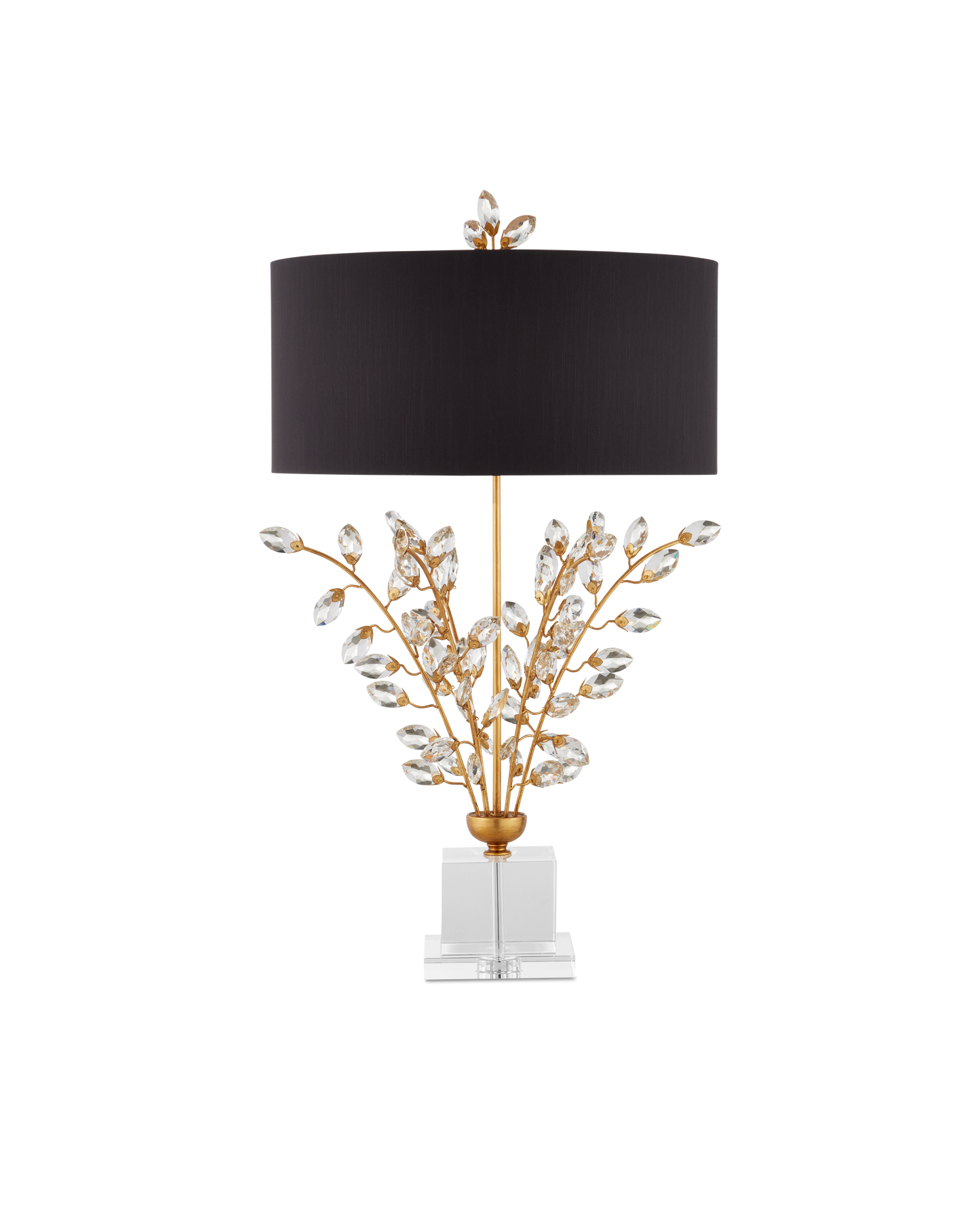Forget-Me-Not Gold Table Lamp