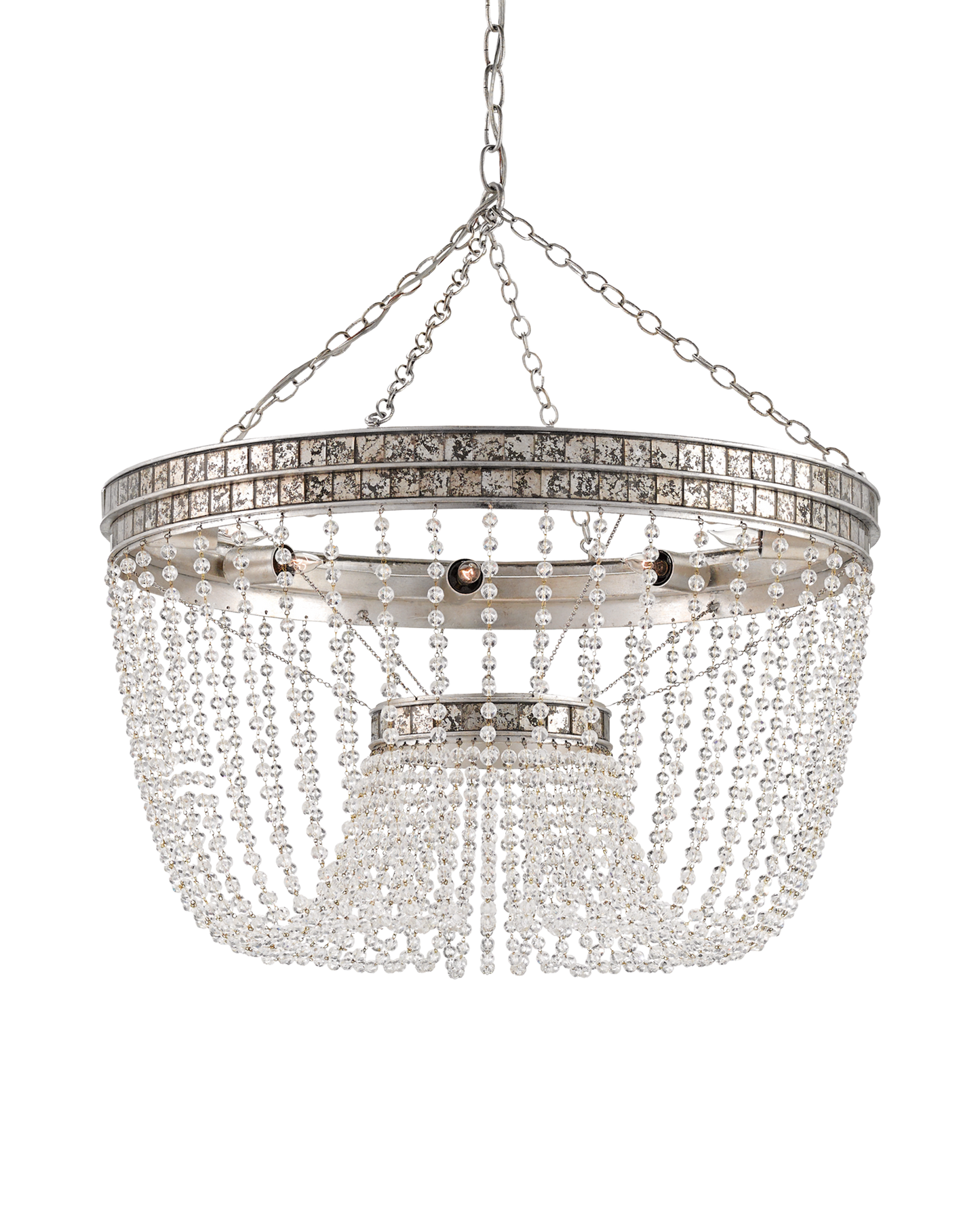 Highbrow Beaded Glass Chandelier
