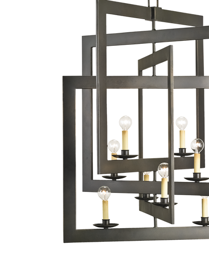 Middleton Large Bronze Chandelier