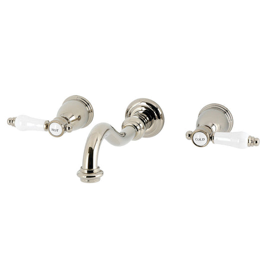 Bel-Air Wall-Mount Bathroom Faucet in Polished Nickel