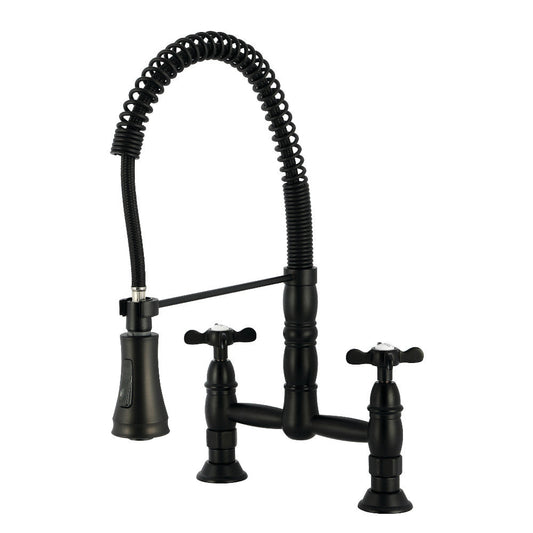 Essex Pre-Rinse Kitchen Faucet in Matte Black