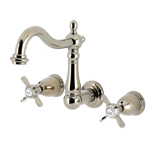 Essex Wall-Mount Bathroom Faucet in Polished Nickel