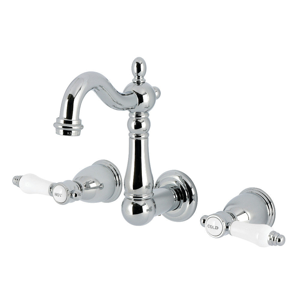 Bel-Air Wall-Mount Bathroom Faucet in Polished Chrome