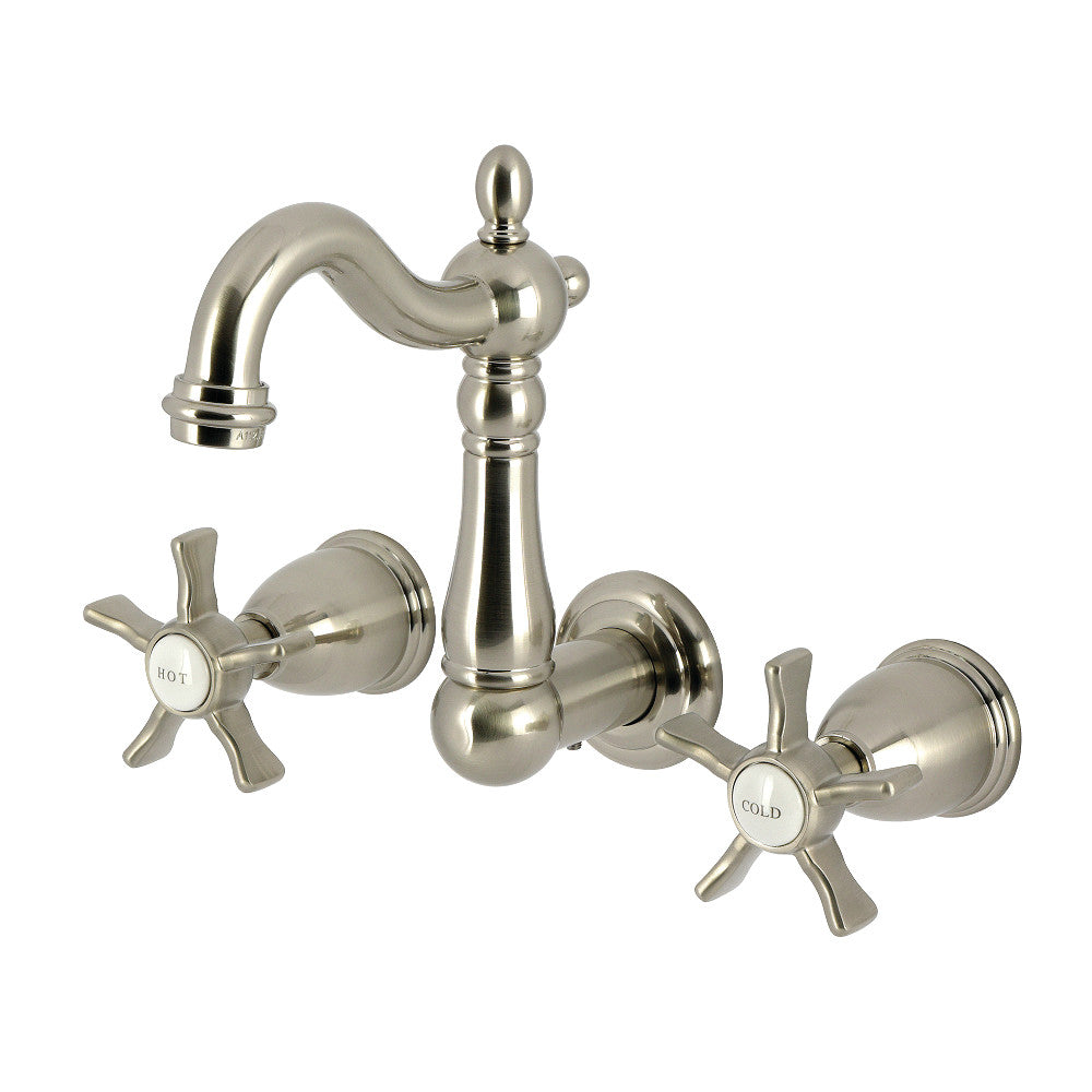 Hamilton Wall-Mount Bathroom Faucet in Brushed Nickel