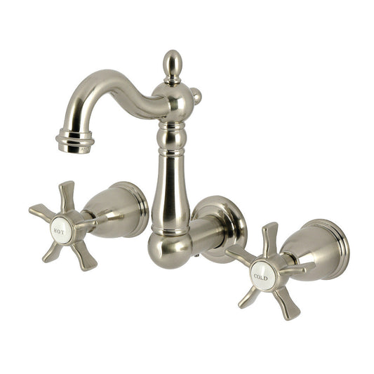 Hamilton Wall-Mount Bathroom Faucet in Brushed Nickel