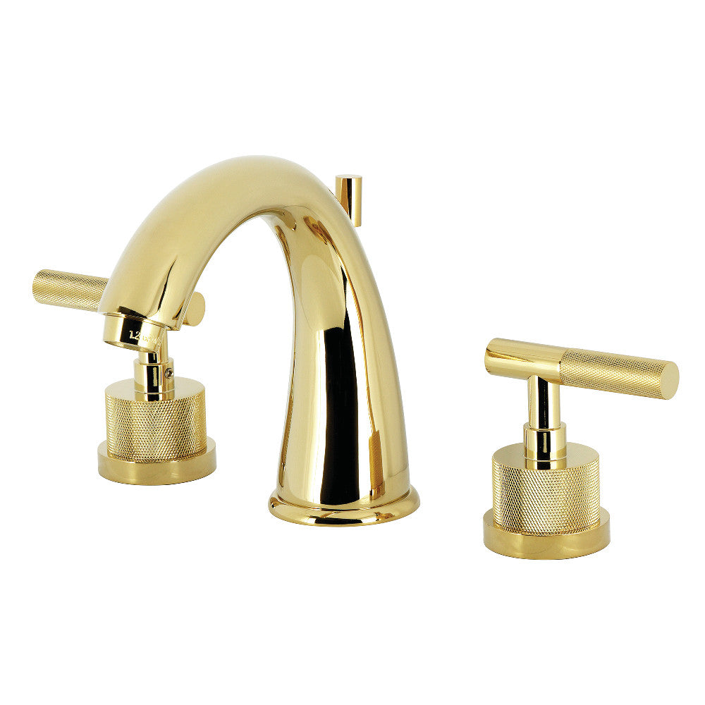 Convergent Widespread Bathroom Faucet in Polished Brass