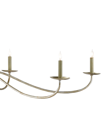 Saxon Large Silver Chandelier