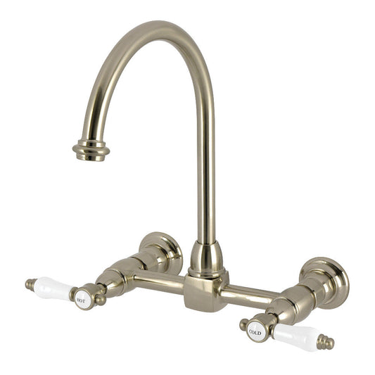 Bel-Air Bridge Kitchen Faucet in Brushed Nickel