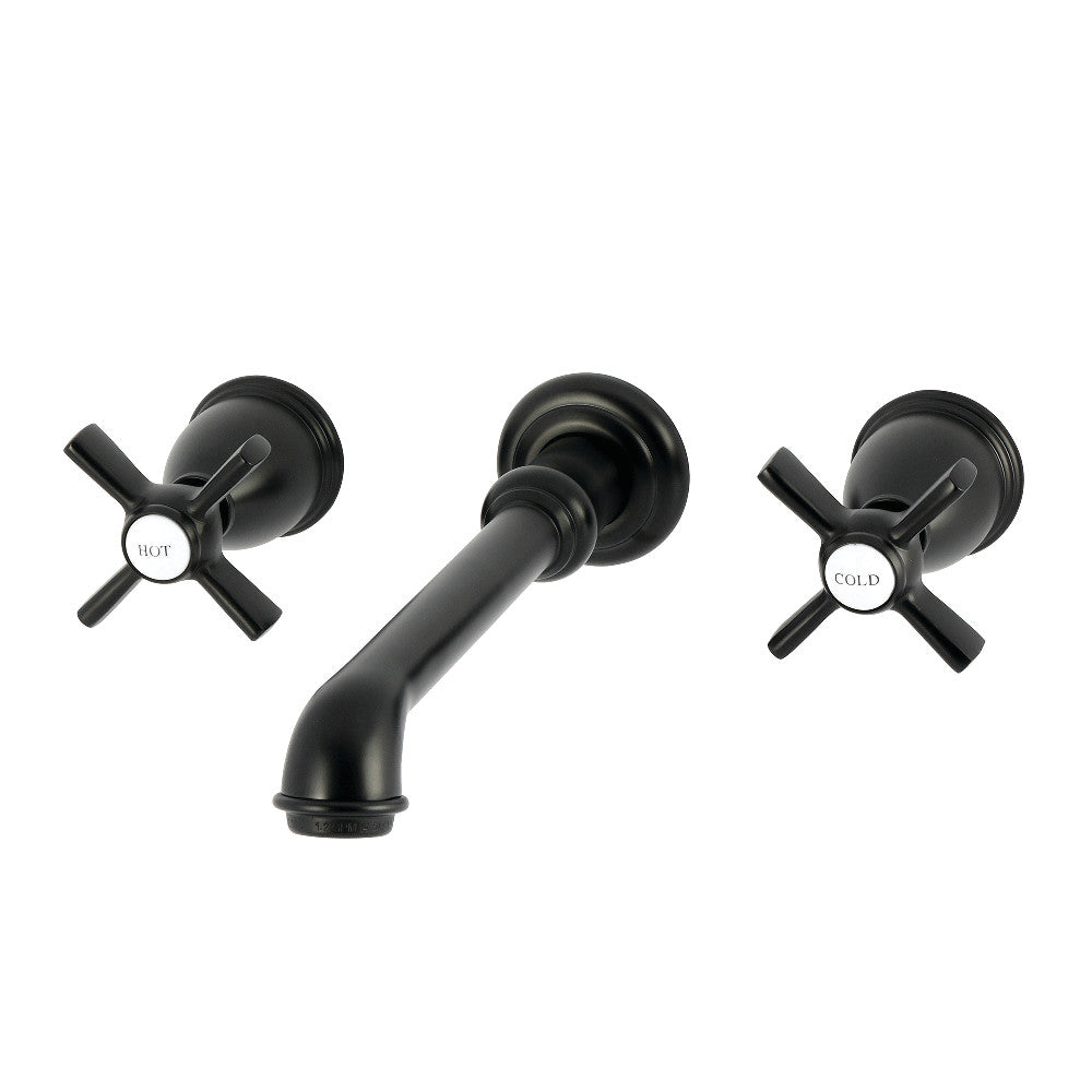 Millennium Wall-Mount Bathroom Faucet in Matte Black