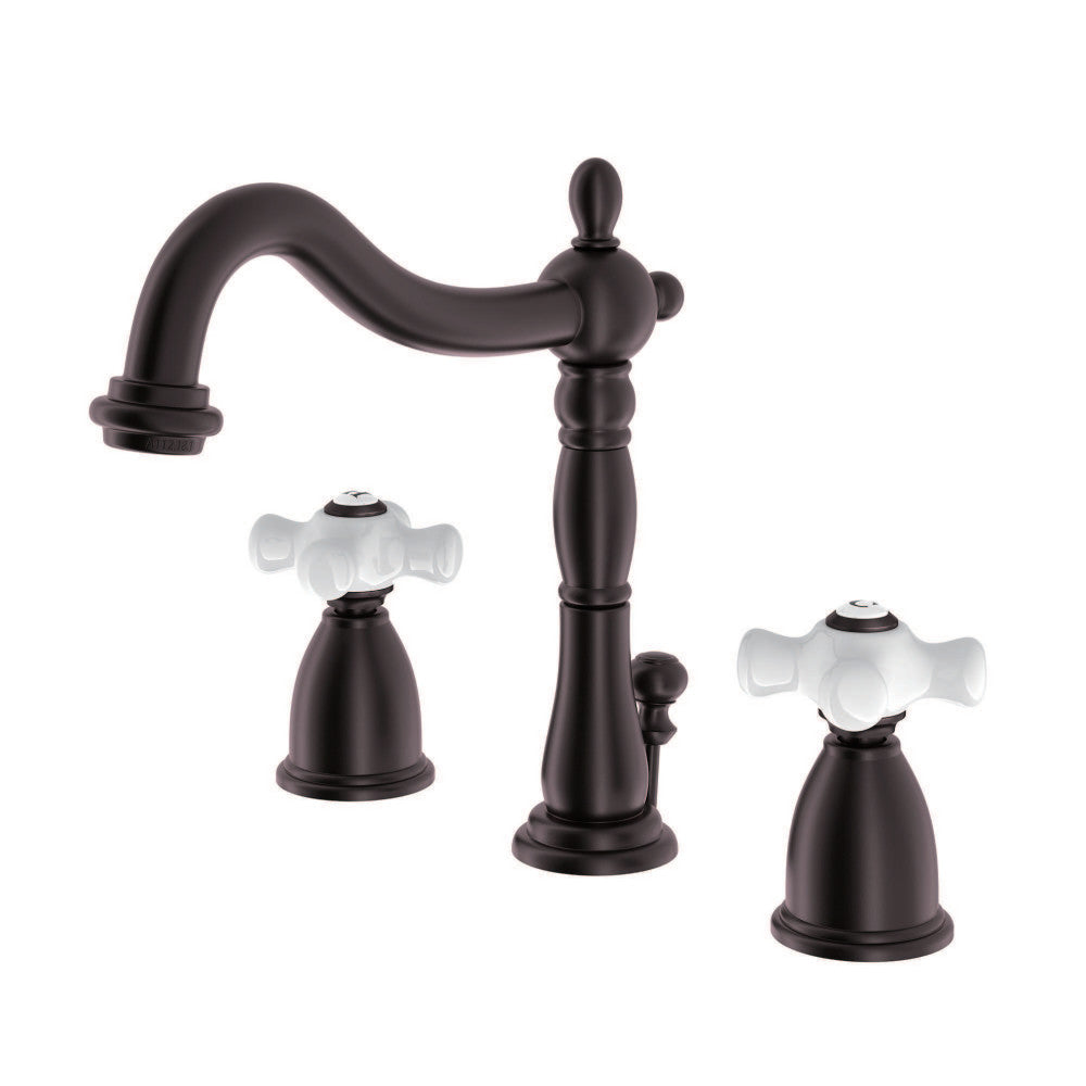 Heritage Widespread Bathroom Faucet in Oil Rubbed Bronze