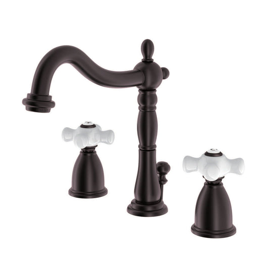 Heritage Widespread Bathroom Faucet in Oil Rubbed Bronze