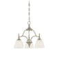 Herndon 3-Light Chandelier in Satin Nickel Satin Nickel