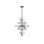 Amani 15-Light Chandelier in Black Cashmere Black Cashmere