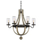 Eden 6-Light Outdoor Chandelier in Weathervane Weathervane