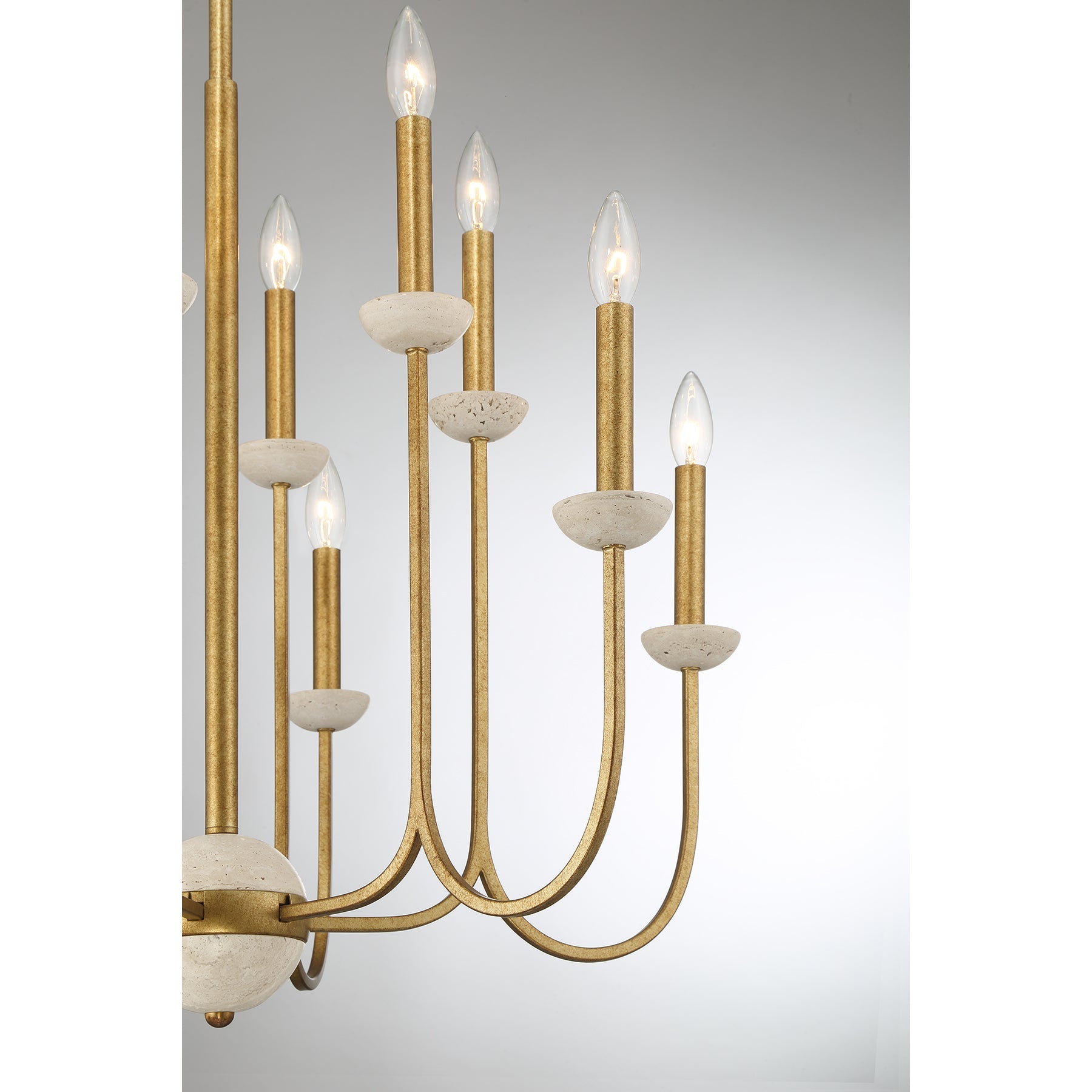 Oakhurst 12-Light Chandelier in Antique Gold