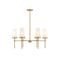 Haynes 6-Light Chandelier in Warm Brass Warm Brass