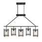 Glenwood 5-Light Linear Chandelier in English Bronze English Bronze