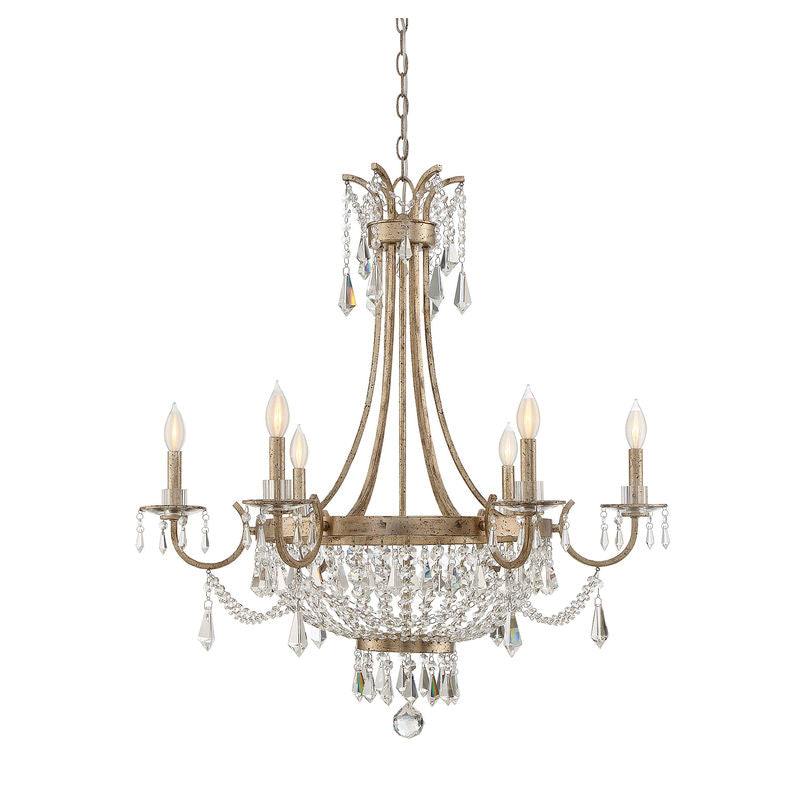 Claiborne 6-Light Chandelier in Avalite Avalite