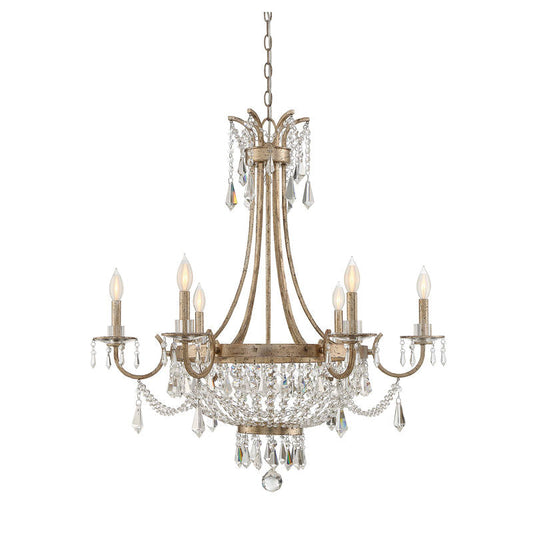 Claiborne 6-Light Chandelier in Avalite Avalite