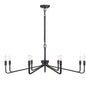 Salem 8-Light Chandelier in Forged Iron Forged Iron