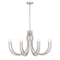 Sorrento 8-Light Chandelier in Satin Nickel