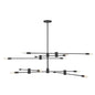 Lyrique 12-Light Chandelier in Matte Black Matte Black