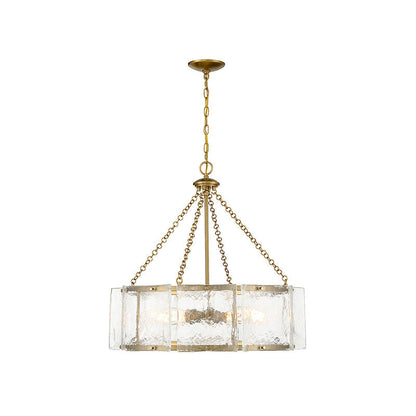 Genry 5-Light Pendant in Warm Brass