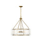Genry 5-Light Pendant in Warm Brass