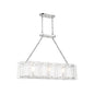 Genry 3-Light Linear Chandelier in Polished Nickel Polished Nickel