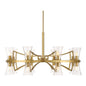 Bennington 16-Light Chandelier in Warm Brass Warm Brass