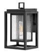 Republic Small Wall Mount Lantern In Black Finish